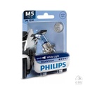 [Philips] Lámparas (35/35W) Lampara M5 12153BV 12V Vision Cerro BIX 110 07-24 || Corven Energy 110 06-15 || Gilera Smash 110 20-23 || Honda Biz 100 00-24 || Yamaha New Crypton 110 06-24