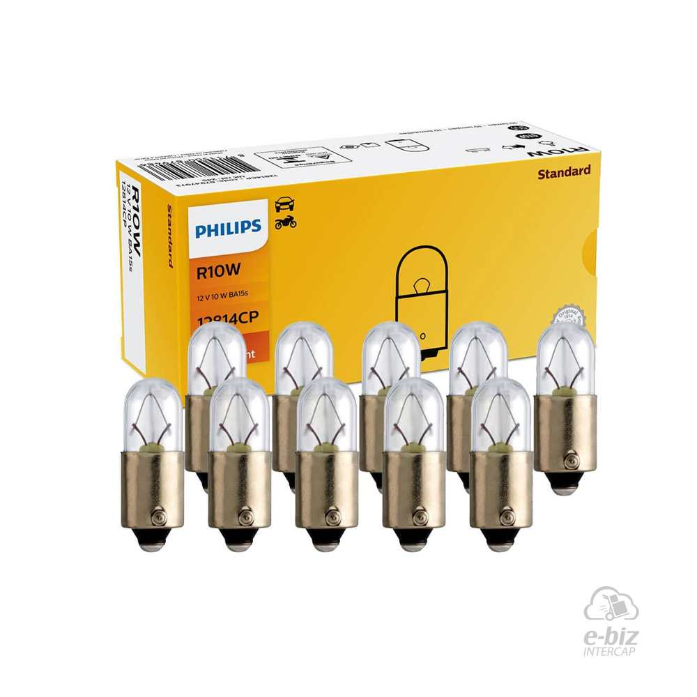 [Philips] Lámparas (10W) Caja Lampara RW 12814 12V Trasero Delantero 125 150 200 250