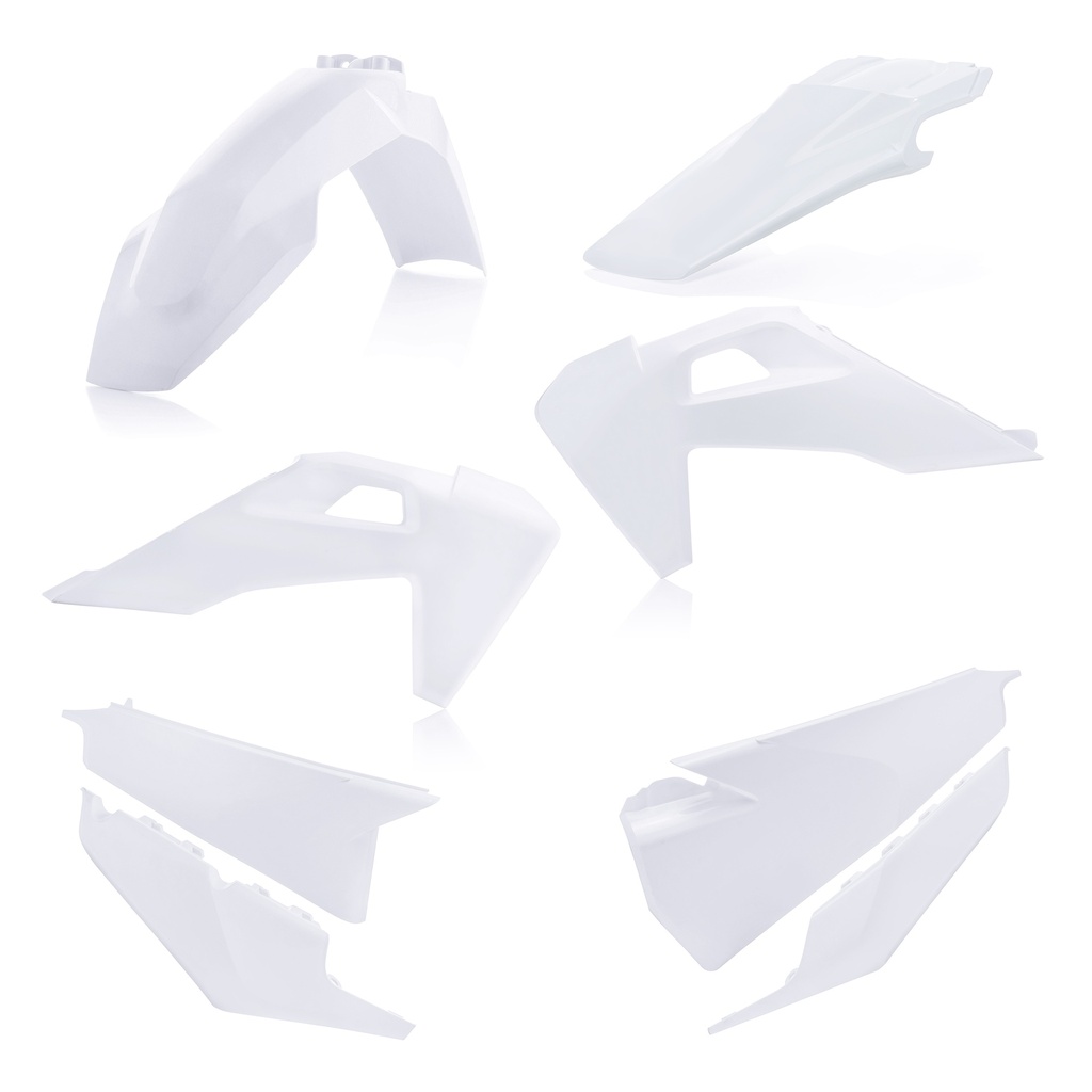 [Acerbis] Kit de plasticos completos [Color: Blanco] Husqvarna FE 250-350-450-501 20-23, TE i 150-250-300 20-22