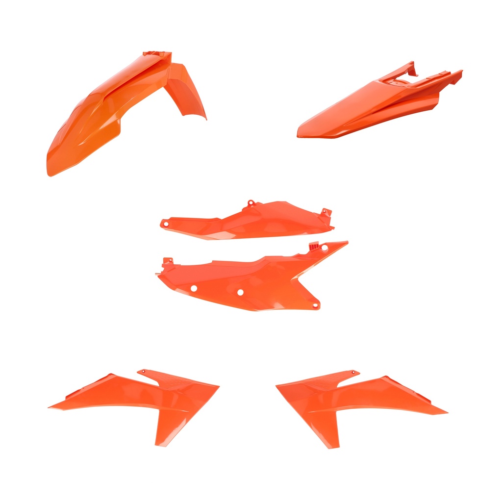 [Acerbis] Kit de plasticos completos [Color: Naranja] KTM EXC-F 250-350-450-500 24-25, XC-W 250-300 24-25
