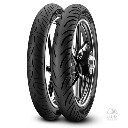 [Pirelli] Jgo de Cubiertas Super City (2.50x17") 2.75 Honda Wave S 110 2015 || Yamaha Crypton T 105 2002, New Crypton 110 12-24 || Zanella DUE 110 05-24