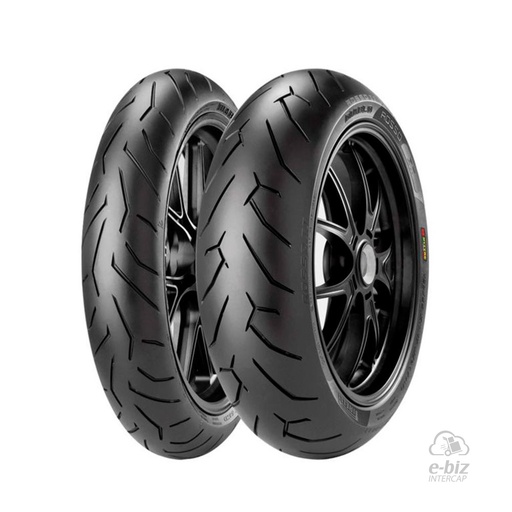 [Pirelli] Jgo de Cubiertas Diablo Rosso II (110/70R17) (150/60R17) KTM Duke 125-200-250-390 12-24, RC 200 16-23 || Kawasaki EX Ninja 400 18-24, Z 400 2019 || Voge AC 300 2021
