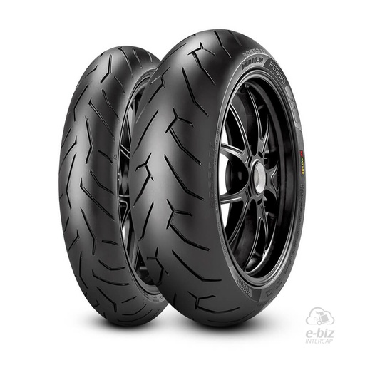 [Pirelli] Jgo de Cubiertas Diablo Rosso II 120 70ZR1 160 60ZR17 CF Moto MT 650 19-24, Nk 400 2023 || KTM SMC 690 19-24