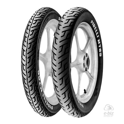 [Pirelli] Jgo de Cubiertas MT65 (2.75x18") 42P TL 100 Honda CG 150 04-24, CG Titan 125 00-01, CG Titan NEW 150 14-19 || Yamaha YBR 125 00-24, YBR ED 125 12-23