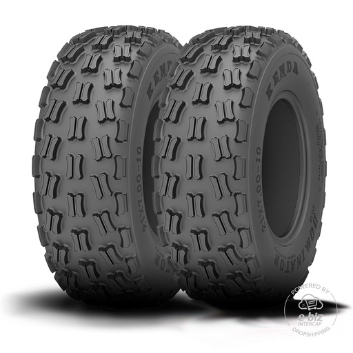 [Kenda] Jgo de Cubiertas K300 Dominator PAR 21X7-10 4PR TL K300F Motomel Pitbull 200 2015 || Yamaha YFM Raptor 700 06-24