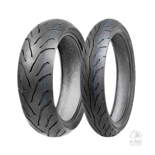 [Kenda] Jgo de Cubiertas K711 110/70R17 150 60 KTM Duke 125-200-250-390 12-24, RC 200 16-23 || Kawasaki Z 400 2019 || Voge AC 300 2021