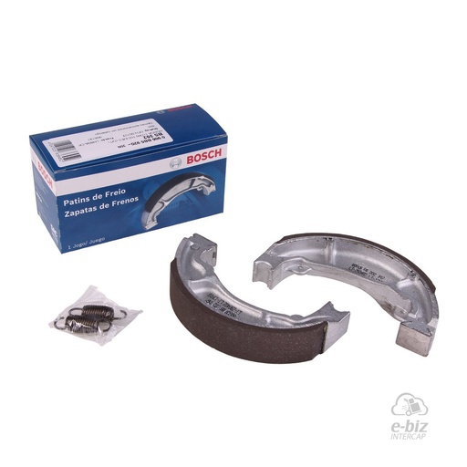 [Bosch] Zapatas de freno Zapata Tras. 130MM Honda CBX Twister 250 04-19, CG 150 04-24, CG Titan 125 04-24, CG Titan NEW 150 14-19, Navi 110 2024, PCX 150 18-19, Storm 125 07-12… (1 modelo)