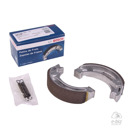 [Bosch] Zapatas de freno Zapata 110CC ZB Trip Tras. Cruzado 110MM Gilera Smash 110-125 20-23 || Honda XR L 125-150 11-24 || Mondial LD 110 2021 || Zanella DUE 110 05-24