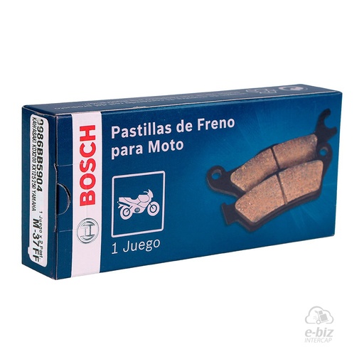 [Bosch] Kit de Pastillas de freno (Delantero) T110 Met. Yamaha New Crypton 110 12-24, YBR 125 2015