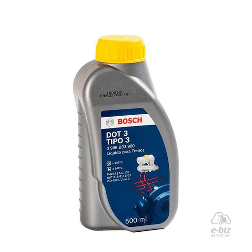 [Bosch] Líquido de frenos (1L) (DOT 3)
