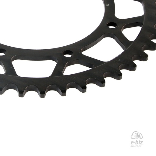 [Supersprox] Corona Z:43 de ACERO |Color: NEGRO| Kawasaki KLR 650 1990, KLX 650 93-96
