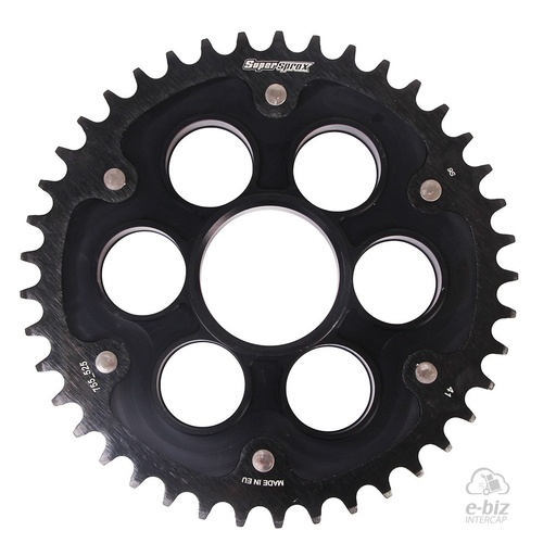 [Supersprox] Corona Z:41 de Bimetal |Color: NEGRO| Ducati Monster 1200 14-19, Monster S 1200 14-20, Panigale 1199 13-14