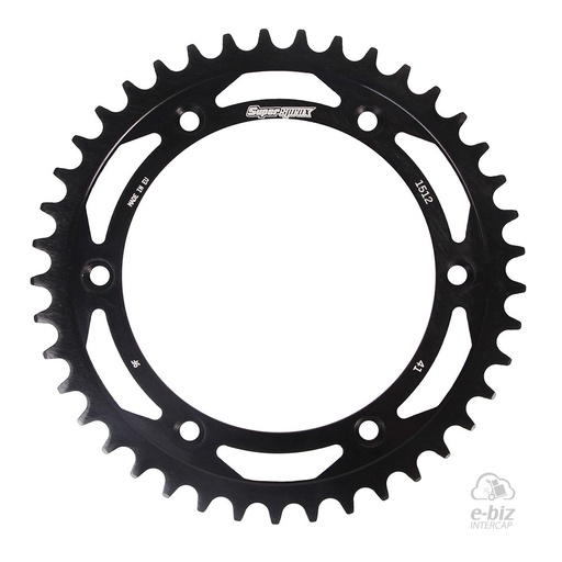 [Supersprox] Corona Z:41 de ACERO |Color: NEGRO| Suzuki DR 350 94-95