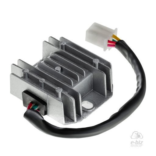 [DZE] Regulador de voltaje 10044 12V 12A ECO 70 BIT Fusion 150-200 200 Honda CG 150 08-24 || Mondial LD 110 2021 || Motomel Skua 150 09-24 || Zanella RX 125 2010