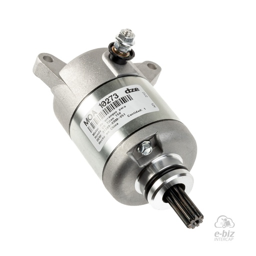 [DZE] Motor de arranque (Giro Izquierdo) 10273 125-150 Bros Invicta Honda CG 150 04-08, CG Titan NEW 150 17-19