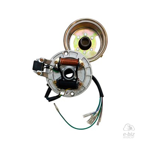 [DZE] Kit Volante magnetico c/Estator Estator 10233 100 Trip 110 Honda BIZ 100 / GUERRERO TRIP 110