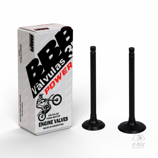 [BBB] Jgo de Válvulas Valvula Power ADM-40578 ESC-40579 110CC Honda Wave DASH 110 2012, Wave Ks 110 2013, Wave S 110 2015