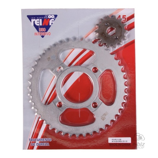 [REINF] Kit de transmisión C45 Corona Piñon 44 14-428 CB1 125 CB Twister