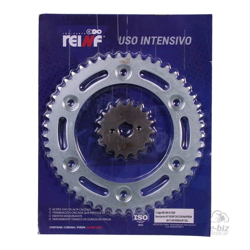 [REINF] Kit de transmisión C45 Corona Piñon 49 17-428 XR 150L 125