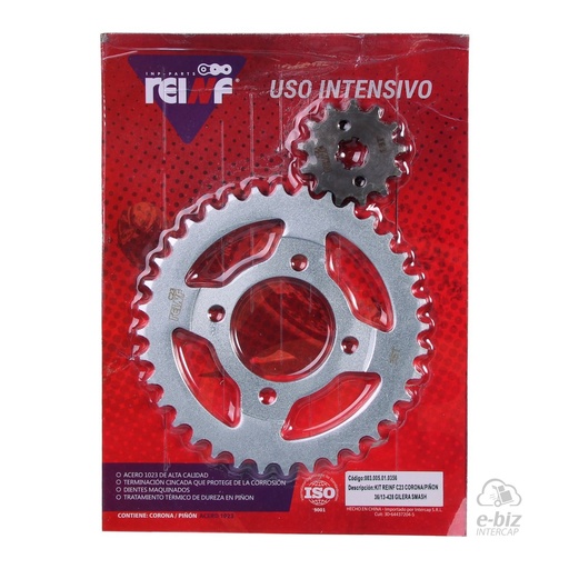 [REINF] Kit de transmisión C23 Corona Piñon 36 13-428 Smash ZB Energy BIT