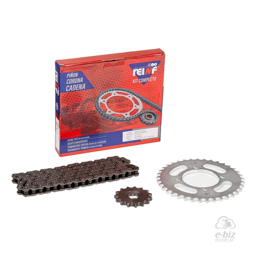 [Reinf] Kit de transmisión C23 Corona Piñon Cadena 37 15-428-98L Yamaha Crypton T 105 2002
