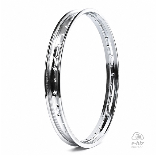 [REINF] Aro de llanta Cromado 1.85X19 125-150-190 Honda XR L 125-150-190 04-25 || Zanella ZR 150 2024