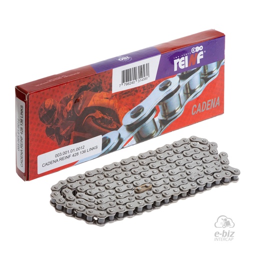 [Reinf] Cadena de transmision 428-136L Inks Motomel Skua 150 09-24 || Yamaha TT 125-225 99-01, TW 200 90-00, XT 225 93-01, XTZ 125 15-17, YBR 125 2015, YBR ED 125 12-23… (+1 marca · 1 modelo)