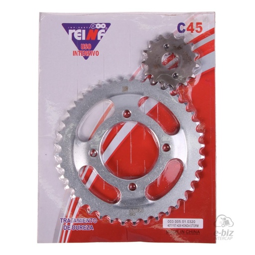 [REINF] Kit de transmisión C45 Corona Piñon 40 15-428 Storm 125