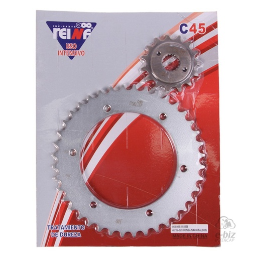 [REINF] Kit de transmisión C45 Corona Piñon 40 15-520 NX400 Falcon