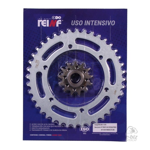 [REINF] Kit de transmisión C45 Corona Piñon 40 13-520 XTZ 250 Lander Tenere