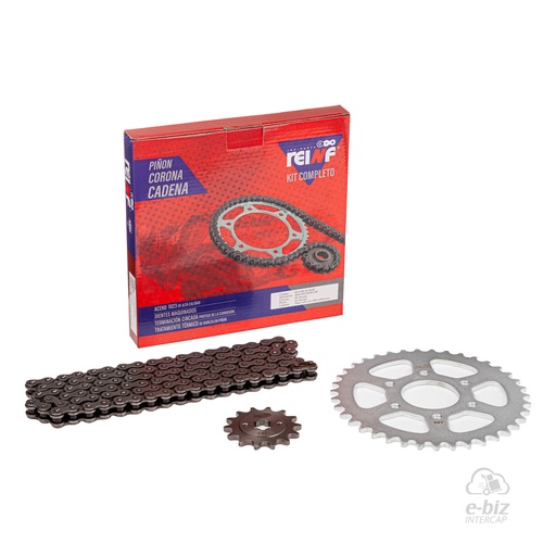 [REINF] Kit de transmisión C23 Corona Piñon Cadena Reforzada 39 14-520H-108L Rouser NS 200