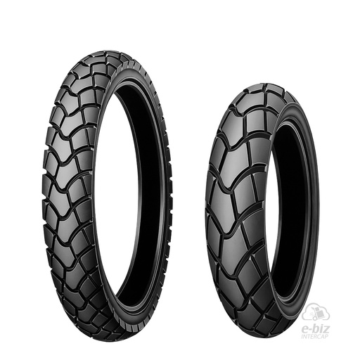 [DURTEC TIRES] Jgo de Cubiertas (110/90R17) (90/90R19) UB-032 Honda XR L 125-150-190 04-24 || Zanella ZR 150 2024