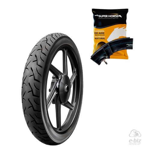 [DURTEC TIRES] Cubierta + Camara (80/100R14) | TT UB-2305 Spider Horse Gilera Smash 110-125 20-23 || Mondial LD 110 2021 | 49L