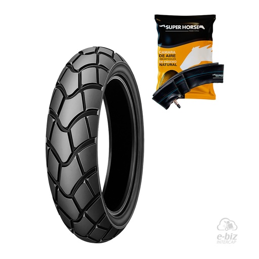 [DURTEC TIRES] Cubierta + Camara (4.10x18") | TT UB-032 Plus Horse Corven Triax 250 2015 || Honda XR Tornado 250 01-24 || Motomel Skua 150 09-24 || Yamaha XT 225 93-01, XTZ 250 08-09 | 59P