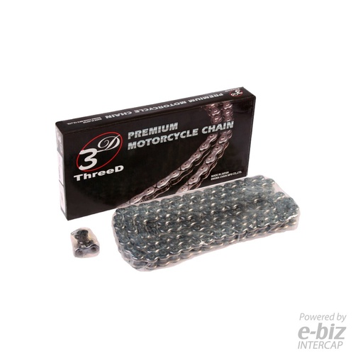 [Ek Chain] Cadena de transmision ThreeD 520Z-120L QX2-RING MLJ | (9350 lbs)