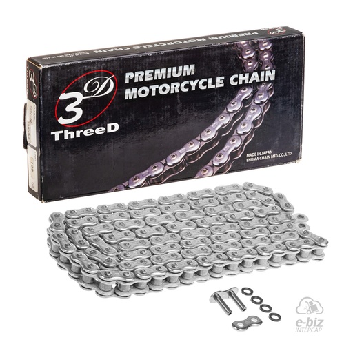 [Ek Chain] Cadena de transmision ThreeD 530Z-120L QX2-RING MLJ 10 | (11200 lbs)