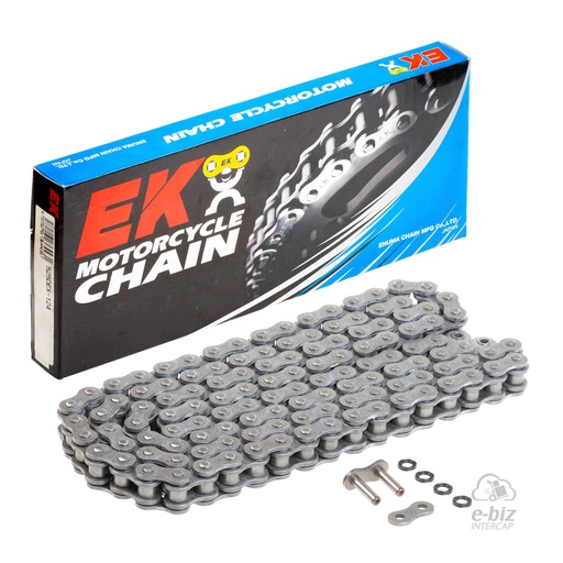 [Ek Chain] Cadena de transmision 525DEX-124L (X-Ring) QX-Ring MLJ | (8500 lbs)