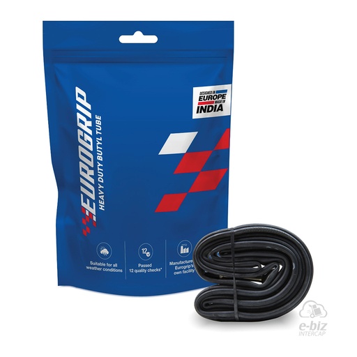 [EuroGrip] Camara 2.75 TR4 Bajaj Rouser NS 135 14-24, Rouser NS LS 135 07-24 || Corven Energy 110 14-24 || Gilera Smash 110 20-23 || Honda Biz 100-125 04-19… (+2 marcas · 6 modelos)