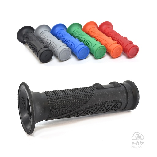 [MDA] Puños Street Rubber 125MM Negro Appia Brezza 150 2015 || Cerro BIX 110 05-24 || Corven Energy 110 06-15, Hunter 150 2018 || Gilera Smash 110 20-23 || Honda CRF 450 18-24… (+3 marcas · 7 modelos)