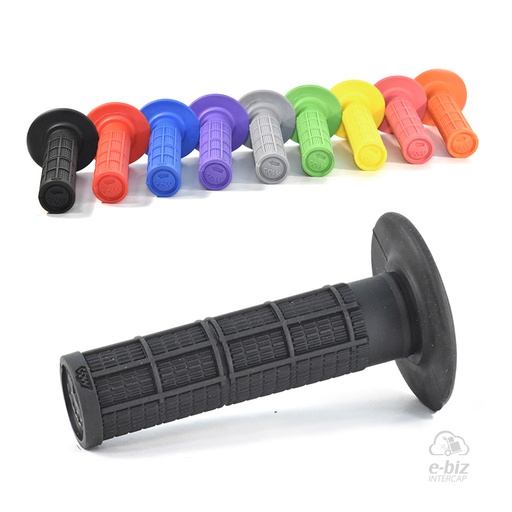 [MDA] Puños Evolution Rubber 115MM Negro Honda XR 250-400-600-650 90-01, XR L 250 91-96, XR Tornado 250 05-24 || Motomel Skua 150 09-24 || Yamaha XT 225 93-01
