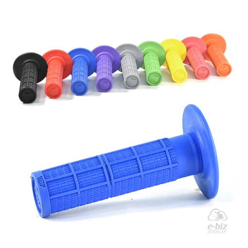 [MDA] Puños Evolution Rubber 115MM Azul Honda XR 250-400-600-650 90-01, XR L 250 91-96, XR Tornado 250 05-24 || Motomel Skua 150 09-24 || Yamaha XT 225 93-01