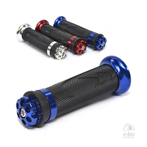[MDA] Puños Scooter Rubber Accesorios EN Aluminio Anodizado 114MM Azul