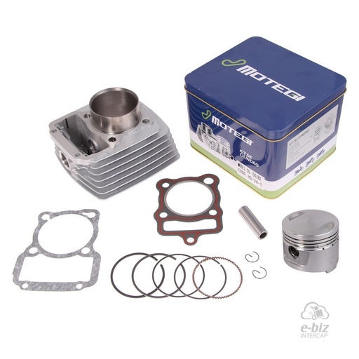 [Motegi] Kit de pistón, cilindro y juntas Varillero Appia Brezza 150 2015 || Corven Hunter 150 2018 || Motomel Skua 150 09-24 || Zanella RX 150 05-24, ZR 150 2024