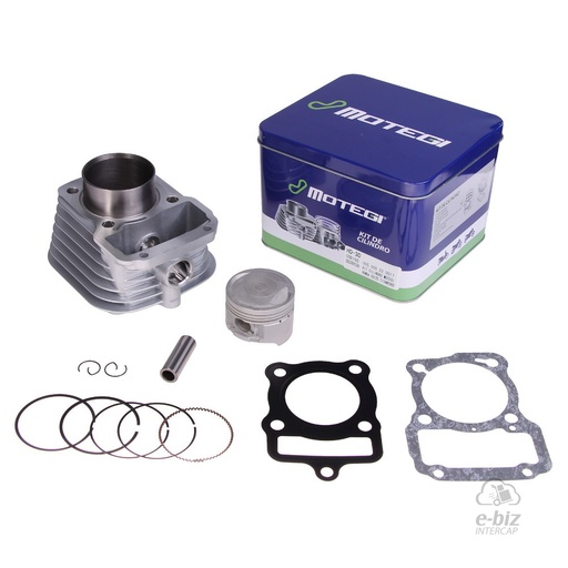 [Motegi] Kit de pistón, cilindro y juntas Aluminio CG125 Titan 2000 D.56.5MM-PERNO 13MM