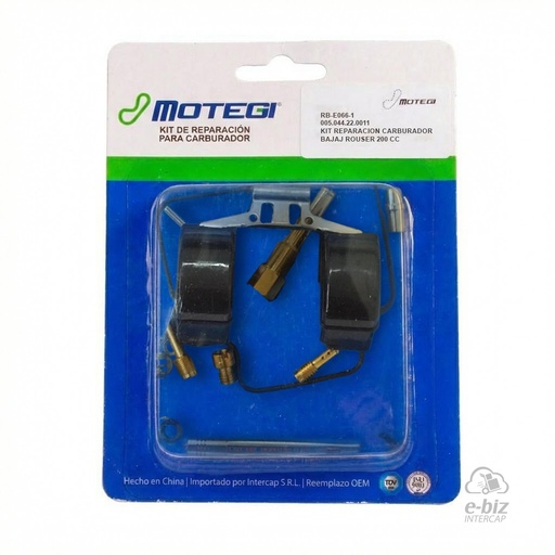 [Motegi] Kit de reparación de carburador CC Bajaj Rouser NS 200 2018