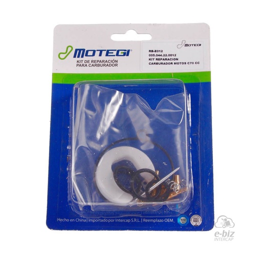 [Motegi] Kit de reparación de carburador C70 CC Guerrero GT Day 70 12-24