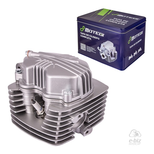 [Motegi] Tapa de cilindros Completa Gris Motomel Skua 150 14-24 || Zanella RX 150 06-24, ZR 150 2024