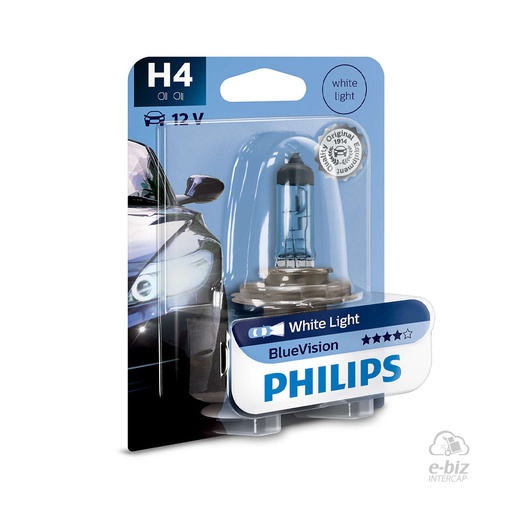[Philips] Lámparas (H4) (60/55W) Lampara 12342BV 12V Vision BMW G GS 310 18-24 || Bajaj Rouser NS 150-200 16-18 || KTM Adventure 390 20-24, Duke 200-250-390 12-24, RC 200 14-23 || Kawasaki Z 900 18-19… (+3 marcas · 3 modelos)