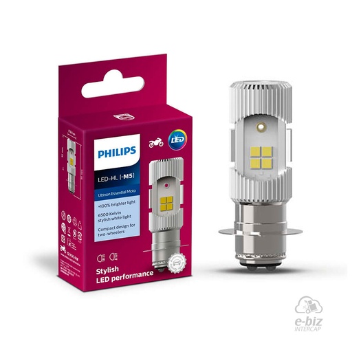 [Philips] Iluminación LED M5 11163 12V 6W UEM Delantera Gerrero Cerro BIX 110 07-24 || Corven Energy 110 06-15 || Gilera Smash 110 20-23 || Honda Biz 100 00-24 || Yamaha New Crypton 110 06-24