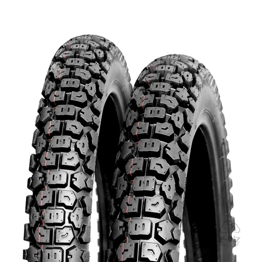 [Super Horse] Jgo de Cubiertas (2.75x21") Calle HDMC013 Kawasaki KLX L 150 15-19 || Motomel Skua 150 09-24 || Yamaha XT 225 93-01